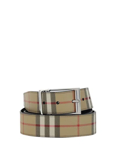 Burberry Louis35 Belt In Archive Beige/silver