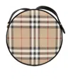 Burberry Women Printed E-canvas Louise Crossbody Bag In Nude