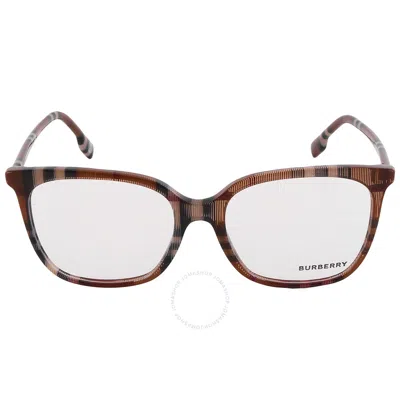 Burberry Louise Demo Square Ladies Eyeglasses Be2367 3966 54 In Brown