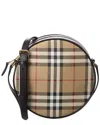 Burberry Women Printed E-canvas Louise Crossbody Bag In Neutral