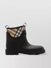 Burberry Women Marsh Stamp Rubber Ankle Boots In Multi