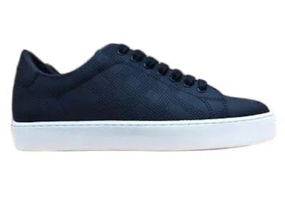 Pre-owned Burberry Lowtop Sneakers (women's) In Blue