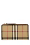Burberry Printed Canvas Wallet Mini
