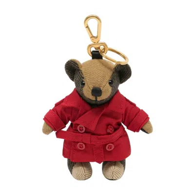Burberry Ls Thomas City Keychain In Red