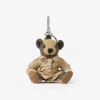Burberry Thomas Trench-coat Teddy Bear Key-ring In Brown