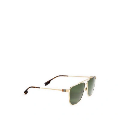 Burberry Lunettes De Soleil Aviateur In Light Gold-tone