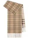 Burberry Check Scarf W/patches