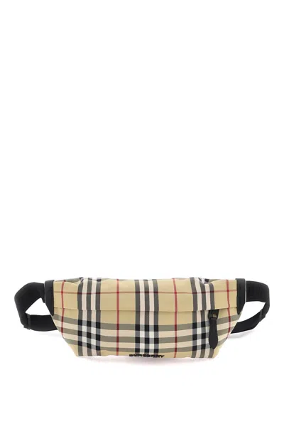Burberry Luxury Fashion Stevie Belt Bag For Men In Beige