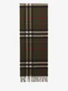 Burberry Giant Check Scarf In Black