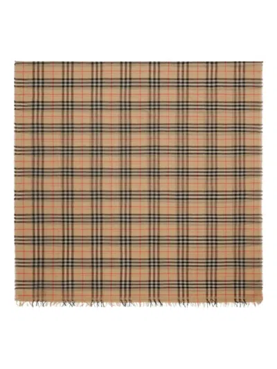 Burberry Lw Cotton Chk Scarve