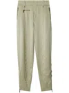 Burberry Lyocell Tailored Trousers In Neutrals