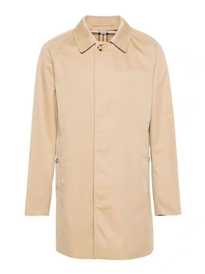 Burberry M Rw S Breasted Honey Trench In Beige