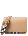 Burberry Flip Shoulder Bag In Brown