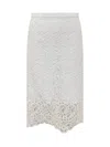 Burberry Macram Ace Pencil Skirt