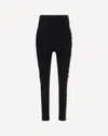 Burberry Madden Leggings In Black