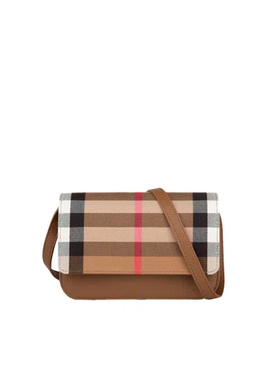 Burberry Madison Check Shoulder Bag