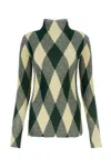 Burberry "striped Cotton And Silk Dolcev In Ivyippattern