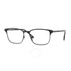 Burberry Malcolm Demo Rectangular Men's Eyeglasses Be1372 1007 57