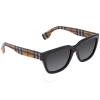 Burberry Mammoth Grey Shaded Polarized Square Ladies Sunglasses Be4277 3757t3 54 In Grey