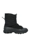 Burberry Man Ankle Boots Black Size 10 Textile Fibers In Black