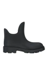 Burberry Man Ankle Boots Black Size 9 Plastic In Black