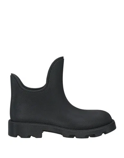 Burberry Man Ankle Boots Black Size 9 Plastic