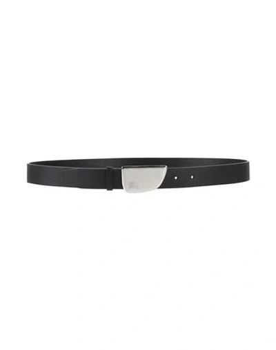 Burberry Man Belt Black Size 39.5 Leather