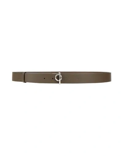 Burberry Man Belt Dark Brown Size 38 Leather