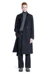 Burberry Man Black Coats In Black