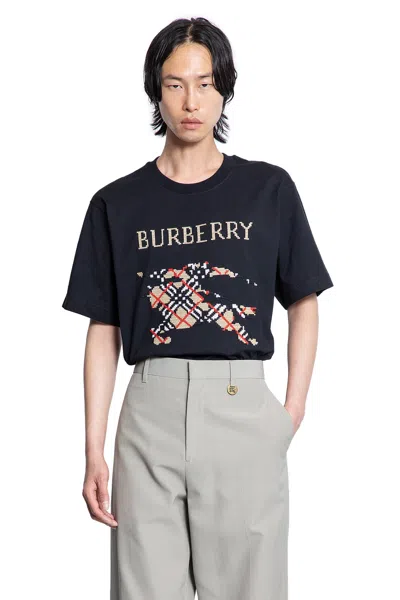 Burberry Man Black T-shirts & Tank Tops