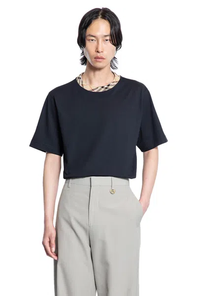 Burberry Man Black T-shirts & Tank Tops