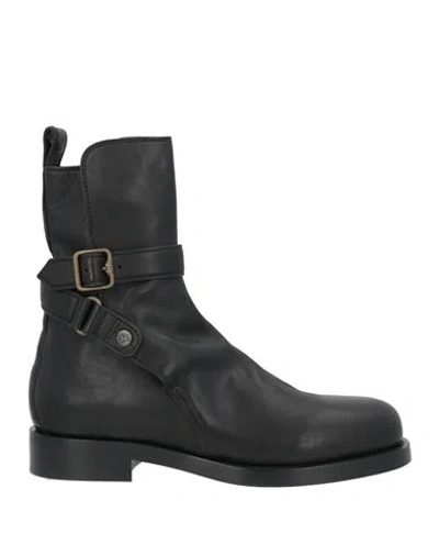 Burberry Man Boot Black Size 10 Leather