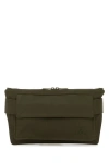 Burberry Army Green Canvas Trench Belt Bag In Multicolor