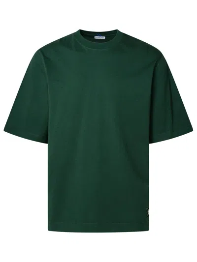 Burberry Man  Green Cotton T-shirt