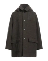 Burberry Man Coat Dark Green Size S Virgin Wool In Green