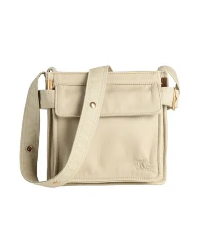 Burberry Man Cross-body Bag Beige Size - Textile Fibers In Sand