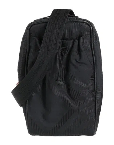 Burberry Man Cross-body Bag Black Size - Polyamide, Polyester, Calfskin