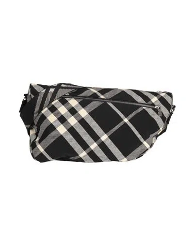 Burberry Man Cross-body Bag Black Size - Polyester, Cotton