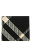 BURBERRY BURBERRY MAN EMBROIDERED CANVAS WALLET