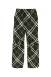 BURBERRY BURBERRY MAN EMBROIDERED POLYESTER PANT