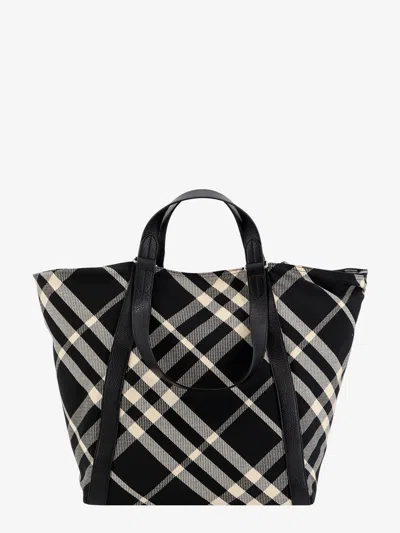 Burberry Man Festival Man Black Shoulder Bags In Multicolor