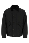 Burberry Ribbed Collar Long Sleeves Front Pockets In Multicolor