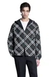 Burberry Anorak Check-pattern Zipped Hooded Jacket In Green