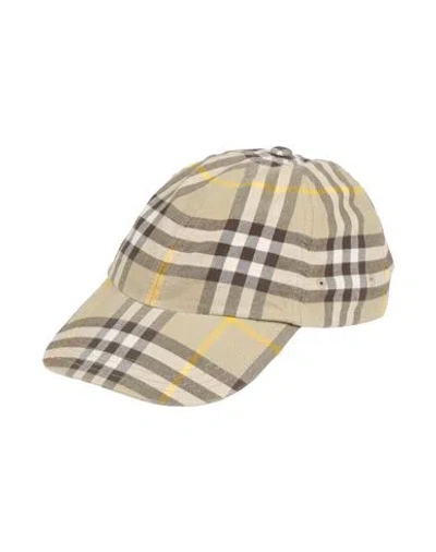 Burberry Man Hat Beige Size L Cotton In Sand