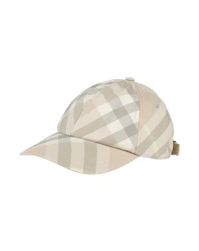 Burberry Man Hat Beige Size L Polyester