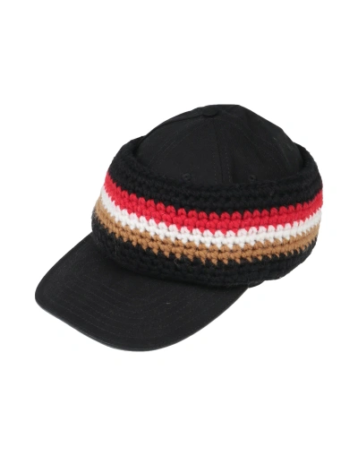 Burberry Man Hat Black Size 7 ¼ Cotton