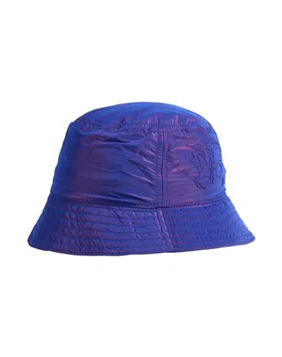 Burberry Man Hat Purple Size 7 ¼ Polyamide, Polyester