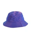 Burberry Man Hat Purple Size M Polyamide, Polyester