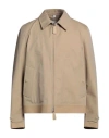 BURBERRY BURBERRY MAN JACKET BEIGE SIZE 40 COTTON, POLYESTER