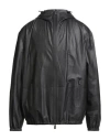 Burberry Man Jacket Black Size 42 Calfskin In Black